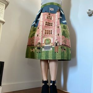 Quirky woven skirt